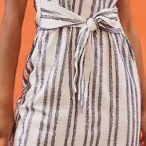 Loft tie waist dress